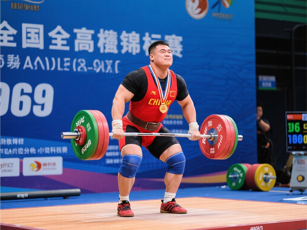 全国举重锦标赛男子96公斤级巅峰对决揭幕 许多选手在挑战96公斤级时,都会特别注重